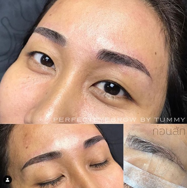 รีวิวลูกค้าสักคิ้วกับ Perfect Eyebrows By Tummy ร้านสักคิ้ว