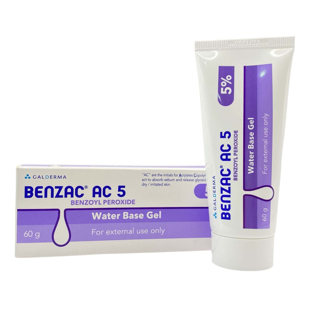 Benzac รักษาสิวอุดตัน ฆ่าเชื้อสิว ละลายหัวสิว