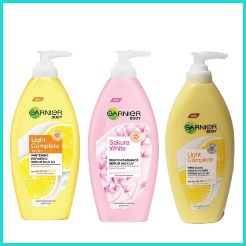 โลชั่นทาผิวขาว Garnier Sakura white Body Lotion