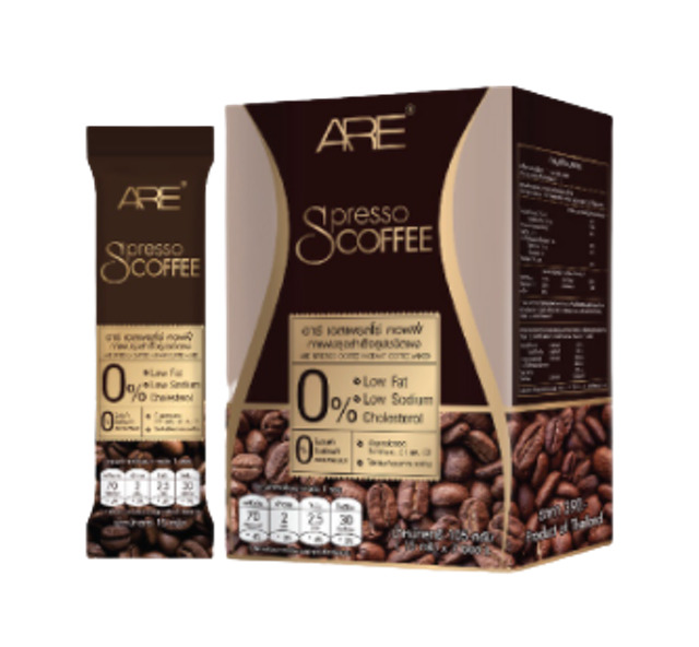 ARE Spresso coffee สูตรครีมเทียมจากมะพร้าว กาแฟควบคุมน้ำหนัก - 1