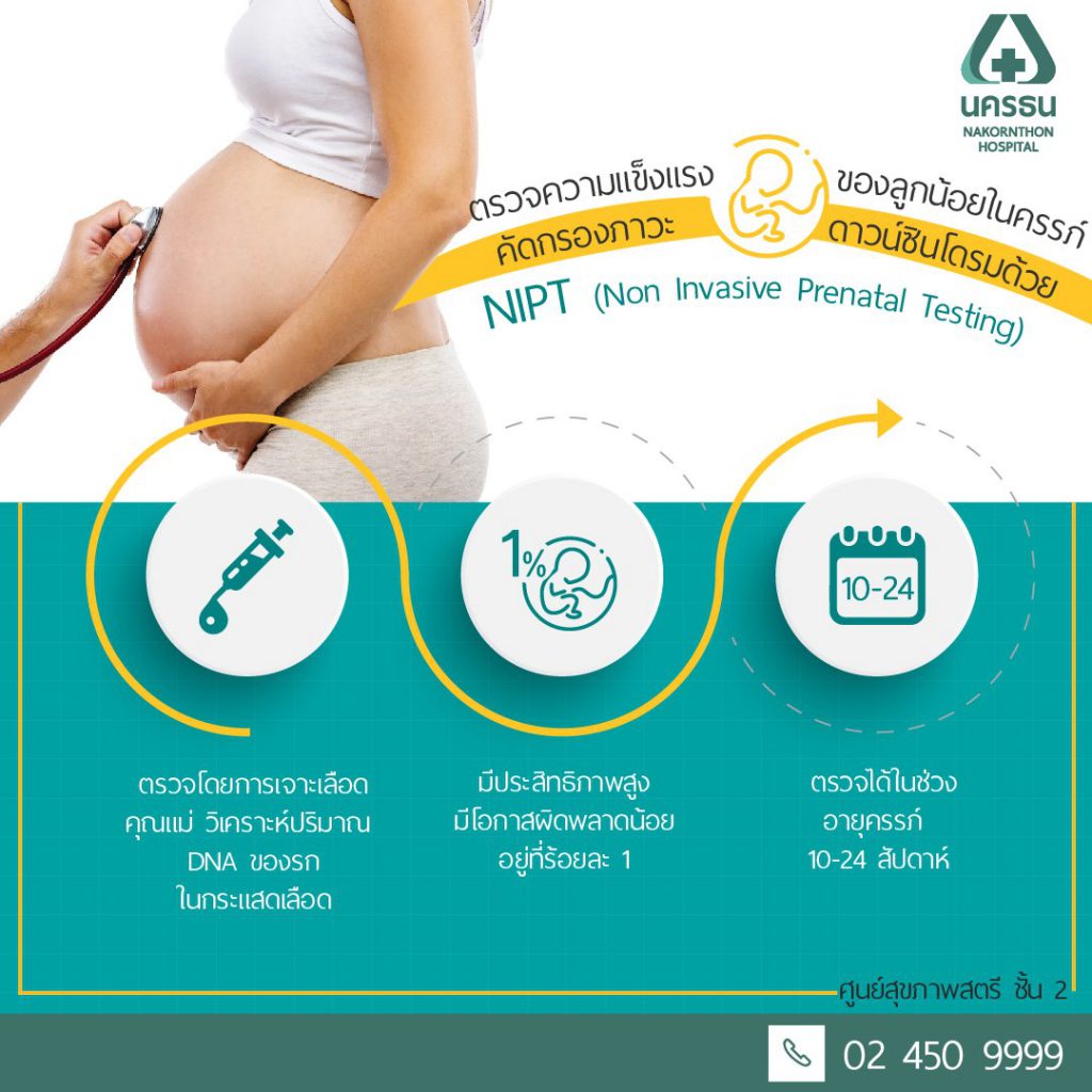 Nakornthon Hospital บริการตรวจดาวน์ซินโดรม - 2