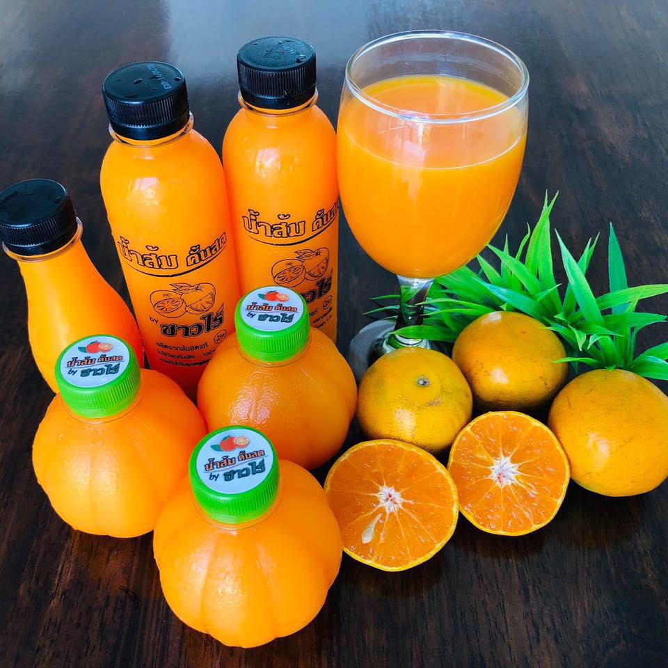 น้ำส้มคั้นสดชาวไร่ บริการขายส่งน้ำส้ม - 2