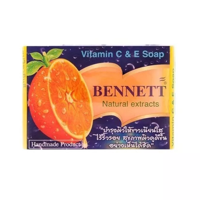 Bennett Vitamin C & E Soap สบู่ผิวขาว ยอดนิยม ที่มีคนพูดถึงมากที่สุด