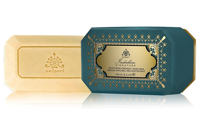 Indochine Soothing Organic Wash Bar สบู่ผิวขาวออร์แกนิก รวมส่วนผสมจากธรรมชาติ