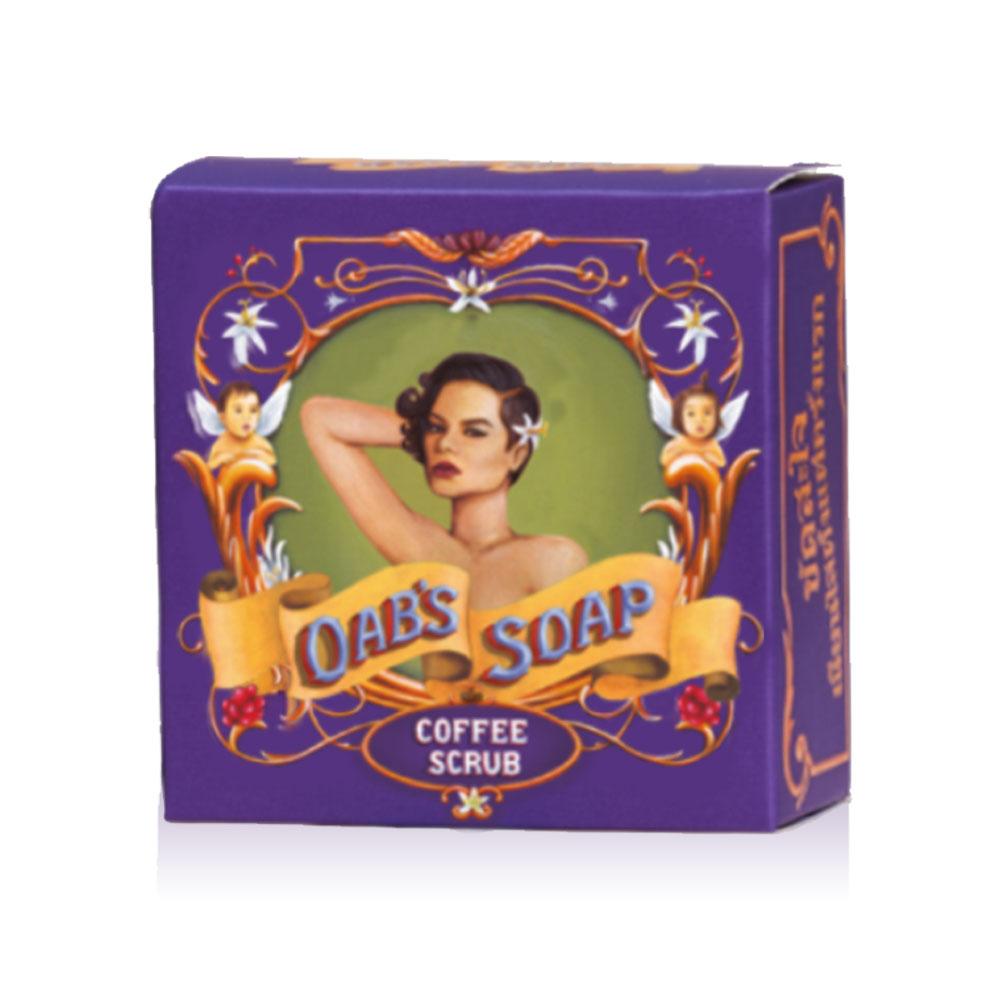 Oab's Soap Coffee Scrub สบู่ผิวขาว ใช้แล้วดี เสริมความขาวใสให้กับผิว ดูเนียนกระชับ