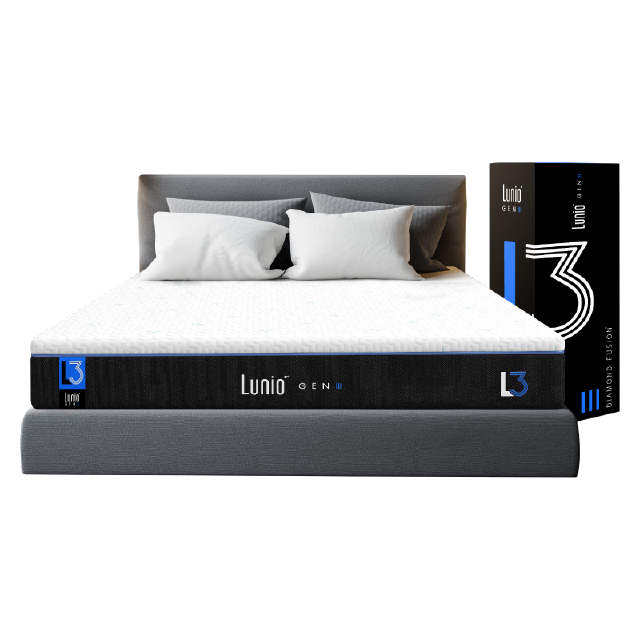 Lunio รุ่น Gen3 PRO ที่นอนยางพาราเพื่อสุขภาพ ลดประสิทธิภาพในการเกิดไฟฟ้าสถิตของร่างกาย