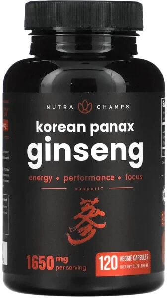Nutrachamps Korean Panax Ginseng วิตามินอาหารเสริมผู้ชาย สารสกัดโสมเกาหลี