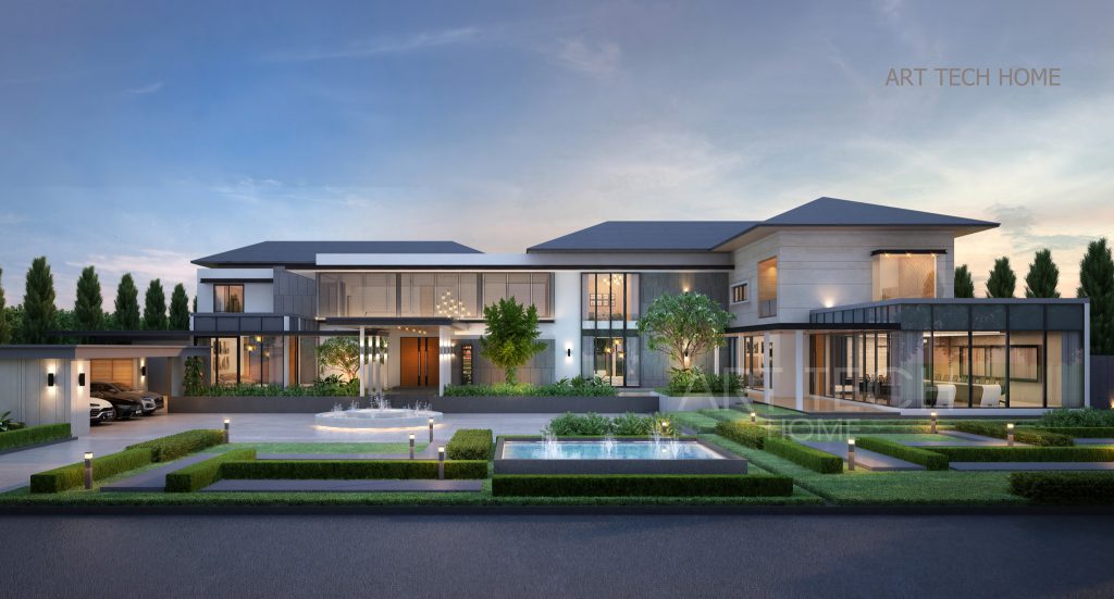 ART TECH HOME รับสร้างบ้านโมเดิร์น ตามราคา รวมทุกรูปทรงแบบของบ้านยอดนิยมนิยมให้เลือก
