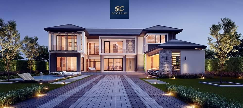 SC Grand บริการรับสร้างบ้านโมเดิร์น ใส่ใจทุกแบบบ้านรูปทรงทันสมัยที่ได้รับความนิยม