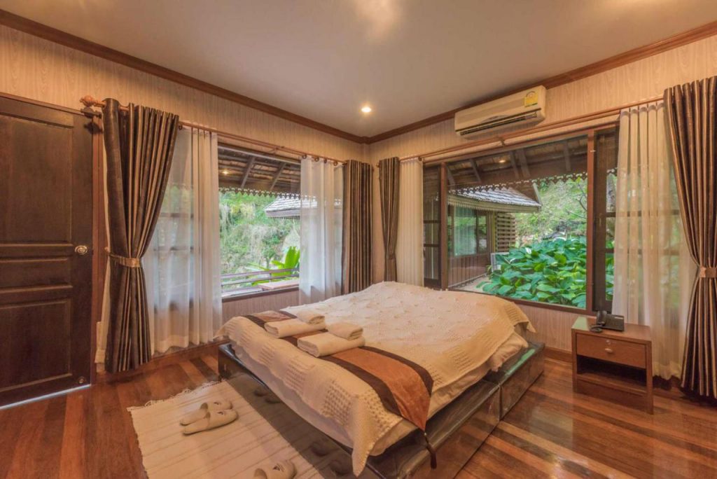 Kangsadarn Resort ที่พักม่อนแจ่ม ริมธารแม่น้ำ วิวสวย บรรยากาศผ่อนคลายอารมณ์