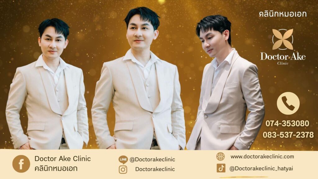 Doctor Ake Clinic รับดูดไขมัน หาดใหญ่ คลายทุกความกังวลของรูปร่าง ดูสมส่วนรักษาหายเร็วไม่เลี้ยง