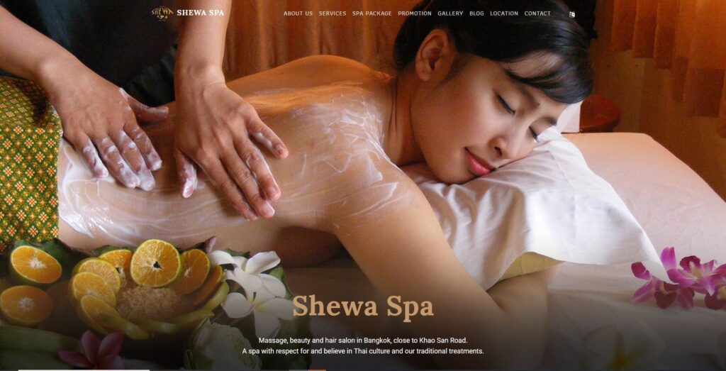 Shewa Spa บริการร้านรับนวดกดจุดกรุงเทพ หลักสูตรนวดทุกขั้นตอนให้การดูแลโดยผู้เชี่ยวชาญเฉ