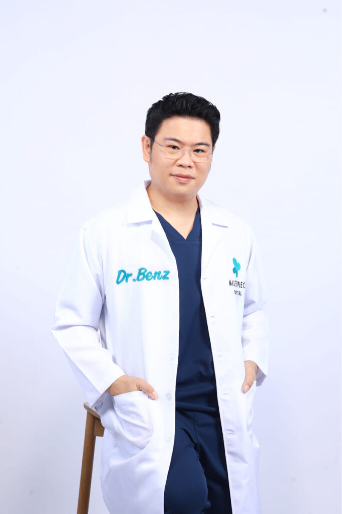 นายแพทย์โฆษิต เอี้ยวฉาย (หมอเบนซ์) หมอทำจมูก ปรับแต่งจมูกเบี้ยว แหมบ ให้โด่งสวยขึ้น