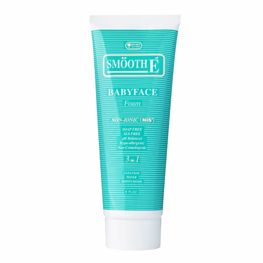 SMOOTH E Baby Face Foam โฟมล้างหน้า ในเซเว่น ใบหน้าดูเนียนนุ่ม สะอาดหมดจด