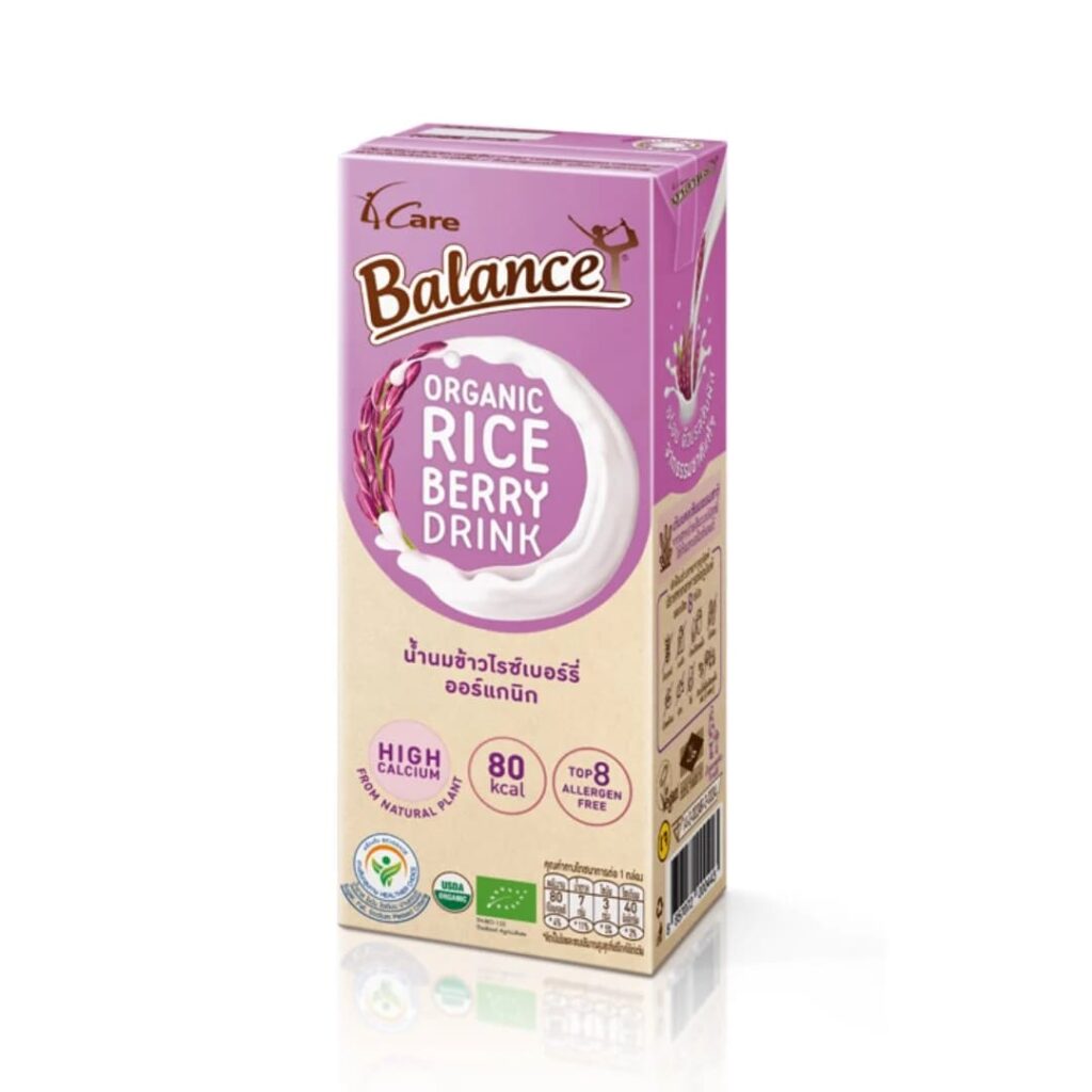 4 Care Balance นมข้าวไรซ์เบอรรี่สำหรับคนท้อง สูตรผสมปราศจากสารก่อภูมิแพ้และสารเคมีภายในนม