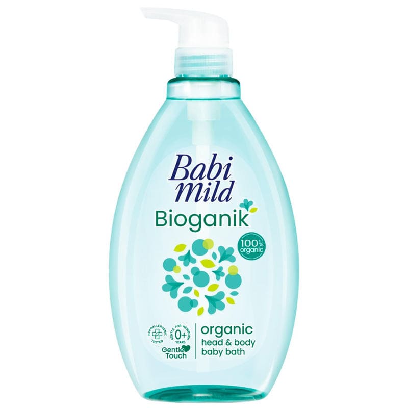 Babi Mild Ultra Mild Bioganik แชมพูสำหรับเด็กสูตรเหลว ส่วนผสมจากออร์แกนิก ให้ผิวชุ่มชื้นขึ้น