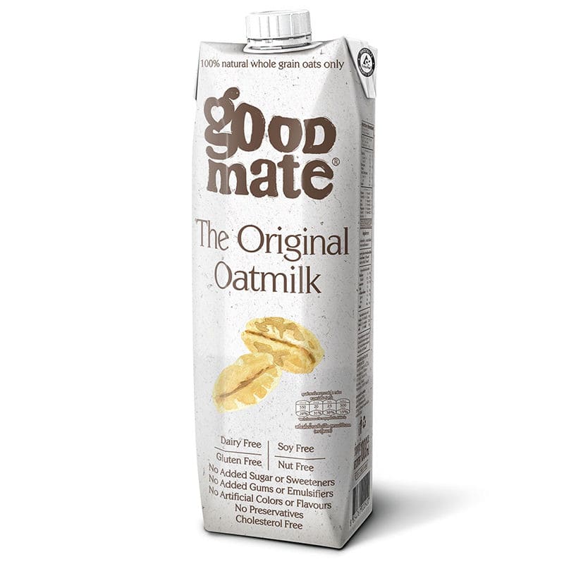 Goodmate The Original Oat Milk นมข้าวโอ๊ตสำหรับคนท้อง วัตถุดิบส่วนผสมสกัดสารจากธรรมชาติ