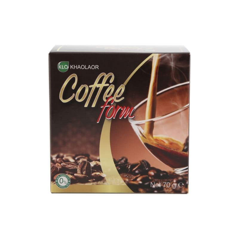 Khaolaor Coffee Form กาแฟลดน้ำหนักดื่มง่าย สูตรไม่ผสมนมวัว เสริมวิตามินเข้าสู่ร่างกายได้ดียิ่งข