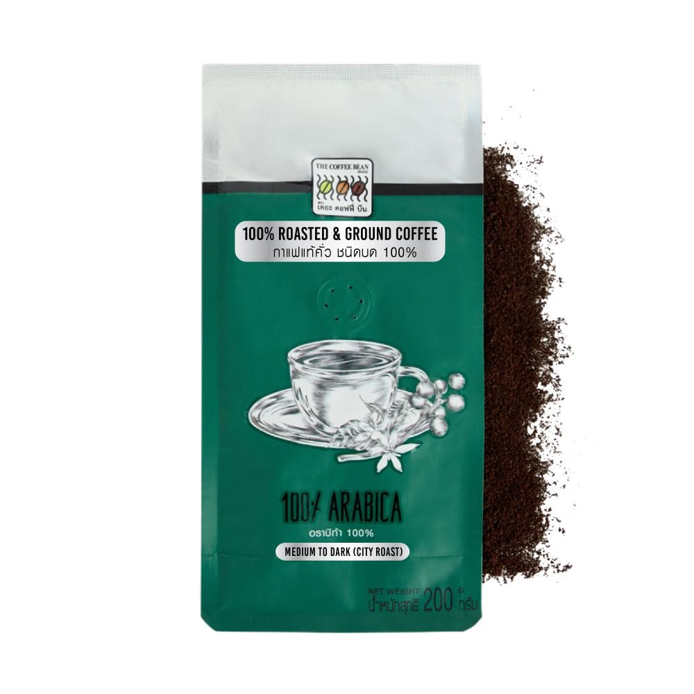 The Coffee Bean Arabica กาแฟดำคั่วกลาง รสสัมผัสชวนดื่ม หอมละมุนติดลิ้น ชงง่ายจากการบดละเอียด