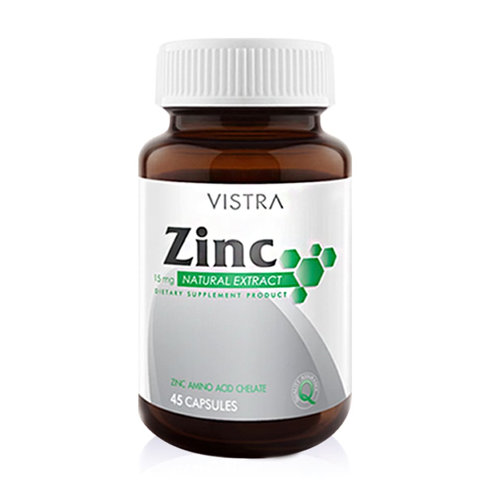 Vistra Zinc วิตามินสำหรับคนทำงานหนัก พักผ่อนน้อย เสริมสร้างกระบวนการสร้างเม็ดเลือดให้ดียิ