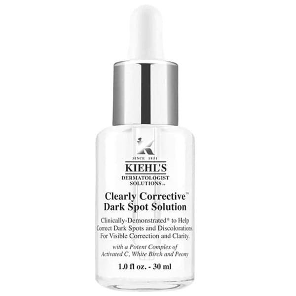 KIEHL'S Clearly Corrective Dark Spot Solution เซรั่มลดริ้วรอยสิว สูตรอ่อนโยนต่อผิว เซรั่มซึมซับได้ไว