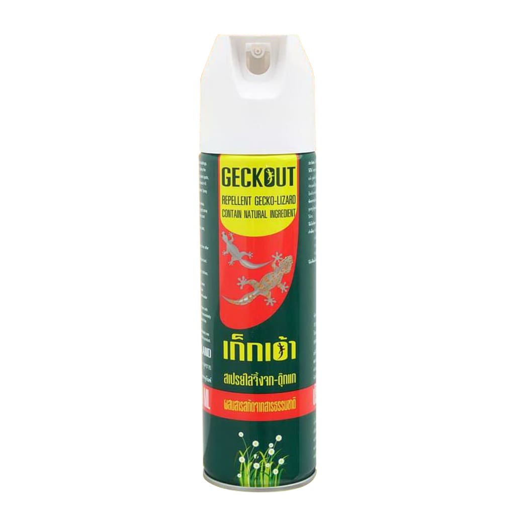 GeckOUT สเปรย์ไล่จิ้งจก ฉีดง่าย ได้ผลจริง ประสิทธิภาพตัวยาปลอดภัย ไม่เป็นอันตรายต่อผิว