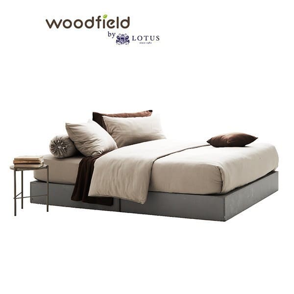Lotus รุ่น Woodfield ผ้าปูที่นอนเพื่อสุขภาพ สัมผัสนุ่มลื่น เบาสบาย ลดการก่อเกิดภูมิแพ้