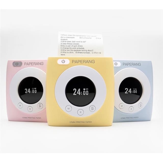 Paperang P2S Smart Laber Printer เครื่องปริ้นขนาดพกพา พิมพ์ลายอักษร พิมพ์เร็ว สีไม่ติดมือ