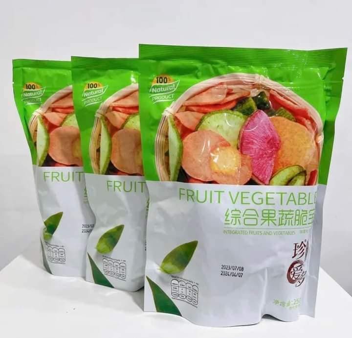เจิ้นอ้ายตั๋ว Fruit Vegetable ผักอบกรอบ กรรมวิธีผลิตได้มาตรฐาน ปลอดภัย หยิบกินง่ายทุกชิ้น