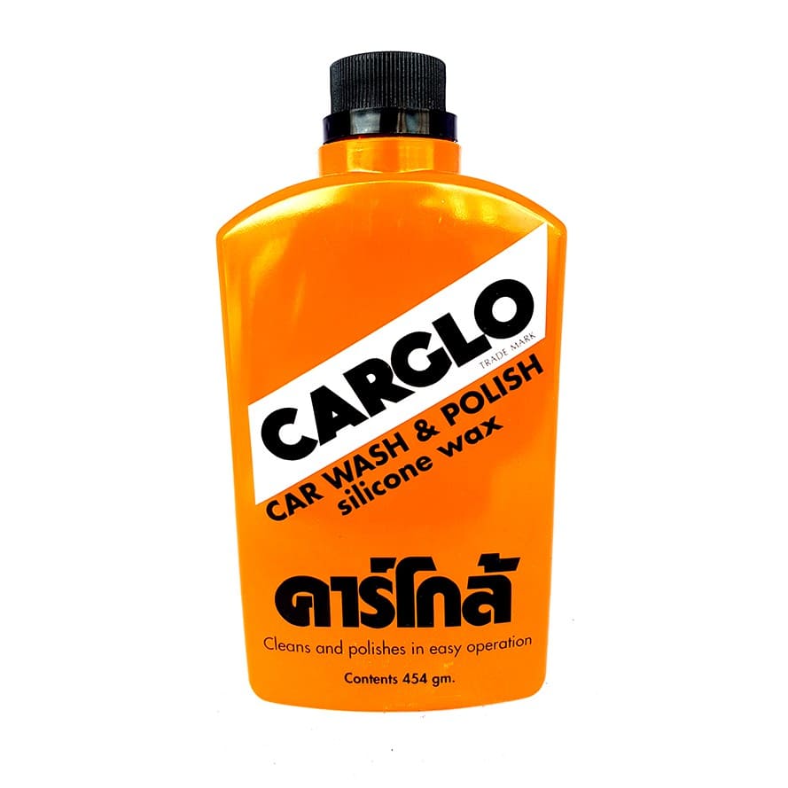 Carglo Car Wash & Polish Silicone Wax น้ำยาล้างรถ ปกป้องสีของรถให้ดูสดใหม่ ขจัดคราบสิ่งสกปรกฝังลึก