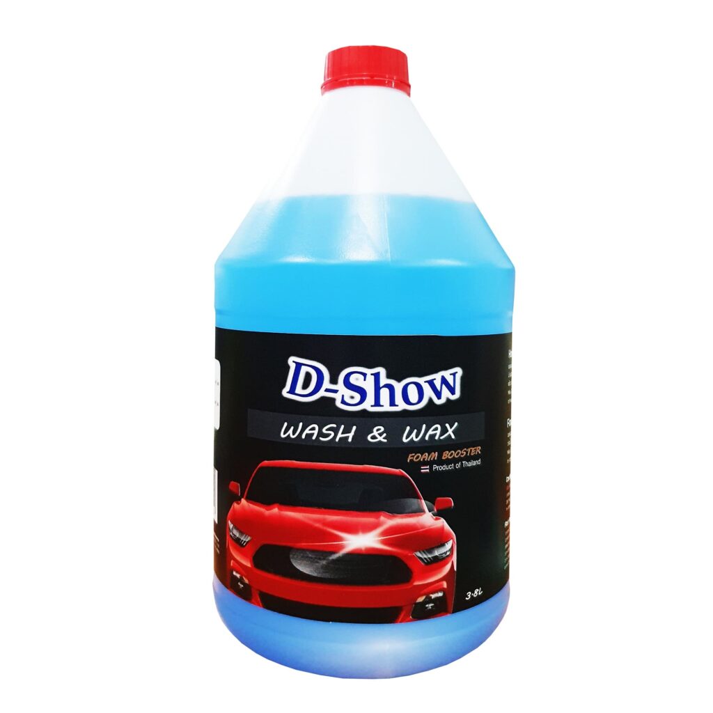 DShow น้ำยาล้างรถ ถนอมทำความสะอาดตัวรถ ไม่ทิ้งรอยคราบตกค้าง ปลอดภัยต่อตัวรถหลังการล้าง