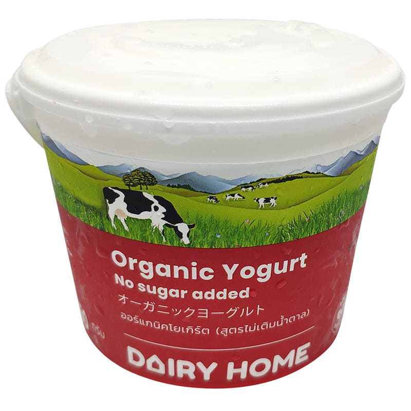 Dairy Home Yogurt โยเกิร์ต รสธรรมชาติ สูตรออร์แกนิค เข้มข้นทุกรสชาติ กินอร่อยเพลินไม่มีเบื่อ