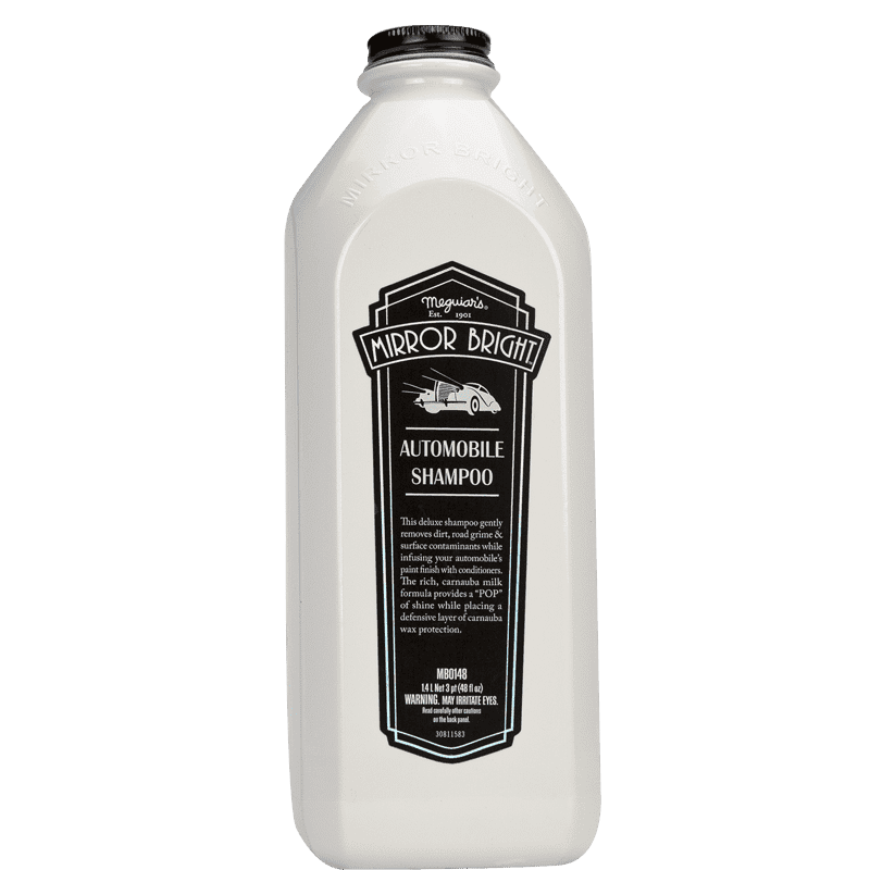 Meguiar's Mirror Bright Automobile Shampoo น้ำยาล้างรถ มอบสัมผัสที่อ่อนโยนต่อผิวรถ ไม่เกิดรอยด่างหลังการล้าง