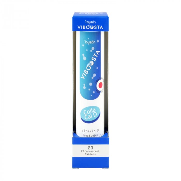 Viboosta Colla Cal D แคลเซียมเม็ดฟู่ เติมสารอาหารที่เป็นประโยชน์ต่อร่างกายได้ไม่ยุ่งยาก