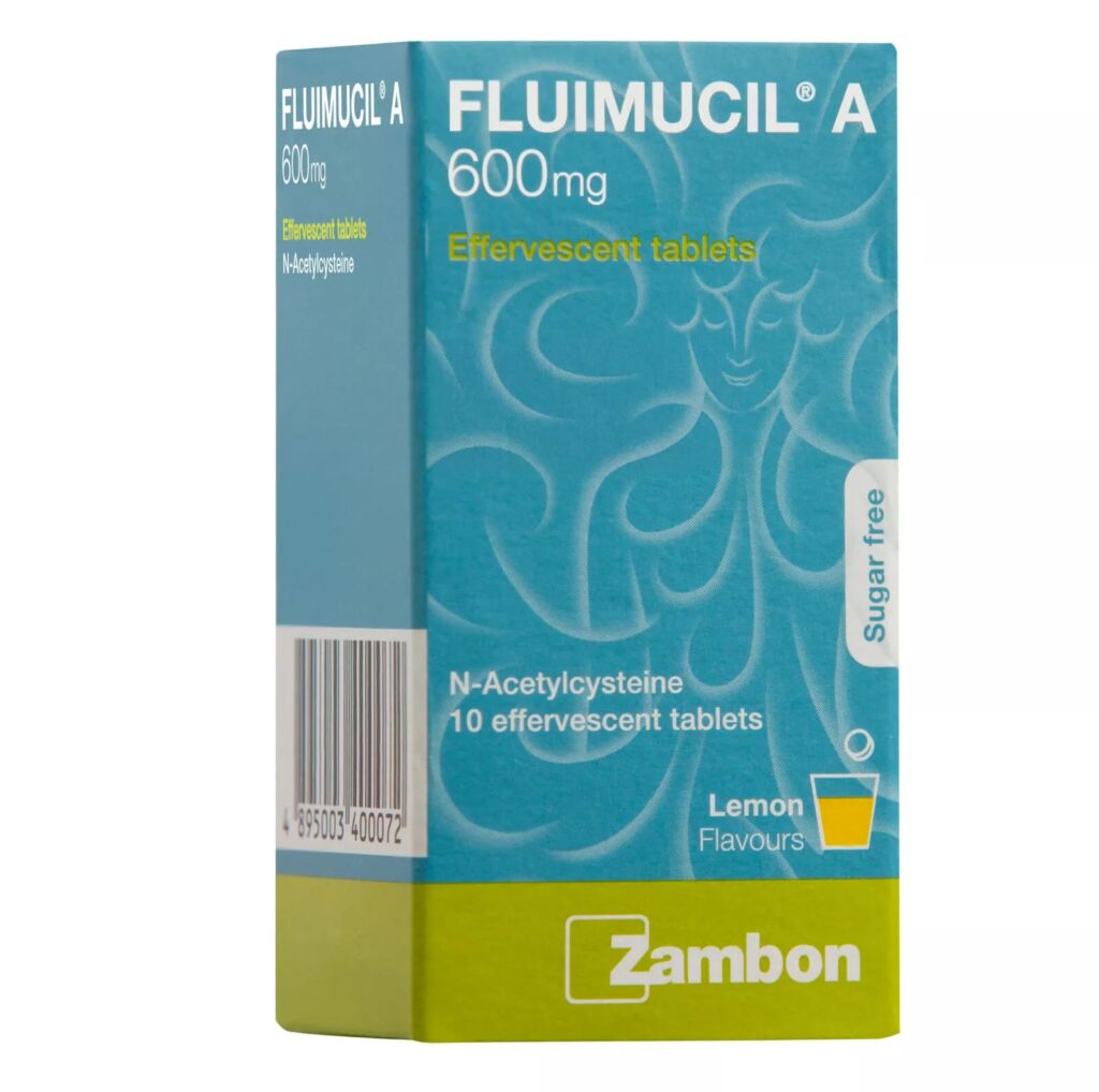 Zambon Fluimucil A เม็ดฟู่ละลายเสมหะ ปัญหาอาการไอจากเสมหะสะสม ลดความข้นเหนียวลง ขับออกได้ง่ายข