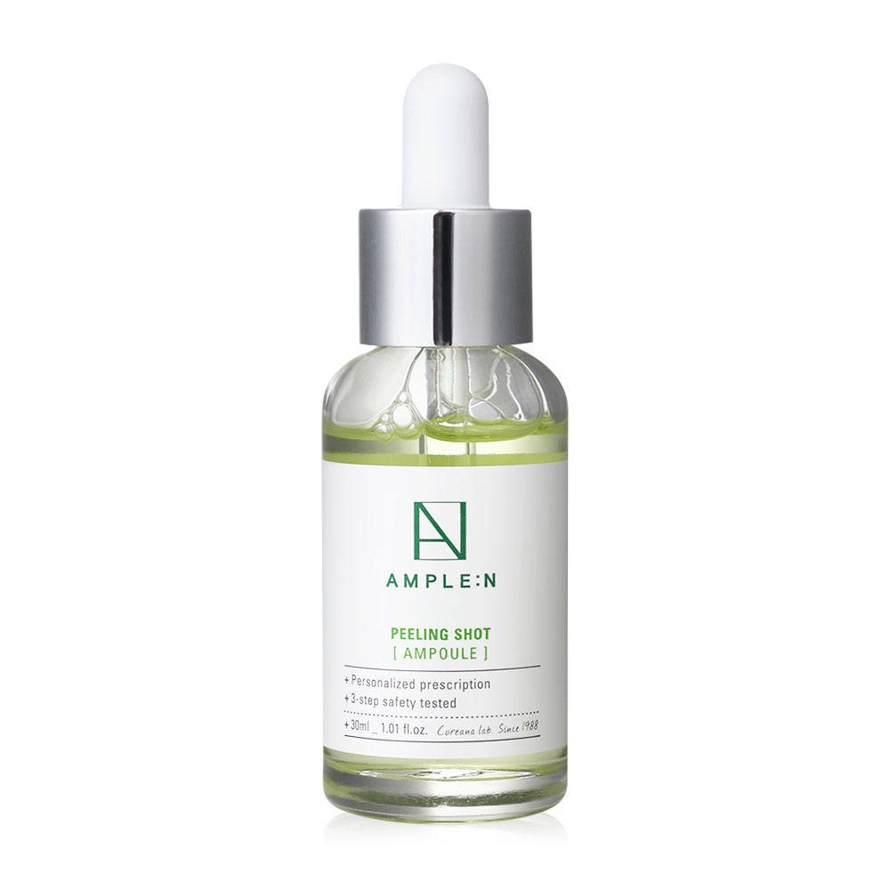10 อันดับ aha ยี่ห้อไหนดี ลดริ้วรอย ผิวขาวกระจ่างใส ลดจุดดำที่เด่นชัดให้ดูจางลง 11 Ample N Peeling Shot Ampoule เซรั่มสารสกัดธรรมชาติ ปลอบประโลมผิวเสียดูขาวสะอาดขึ้น