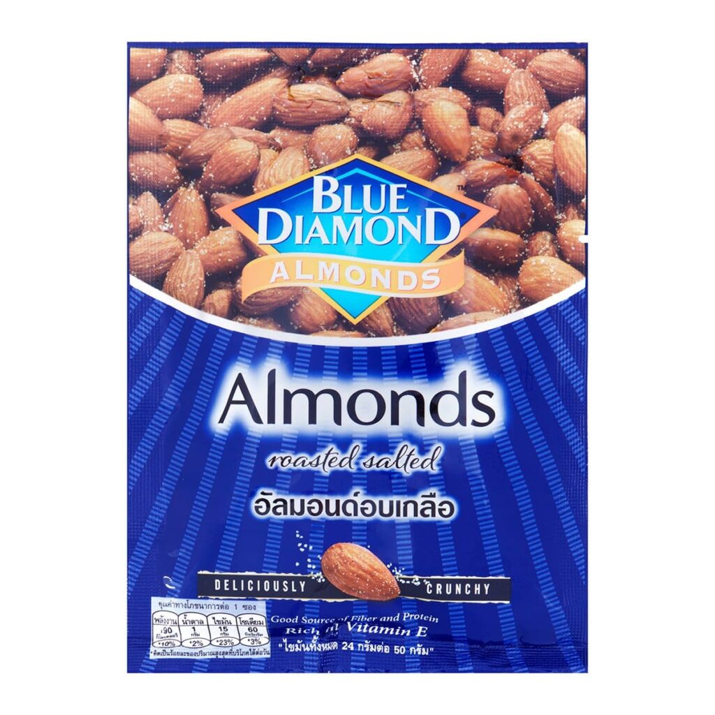 10 อันดับ อาหารคีโตใน 7-11 กินง่าย รับสารอาหารที่เพียงพอได้อย่างไม่ต้องกังวล 7 Blue Diamond ถั่วอัลมอนด์อบ อาหารคีโตใน 7-11 ลดการสะสมของไขมันเสีย ดูแลสุขภาพได้ดีกว่าเดิม