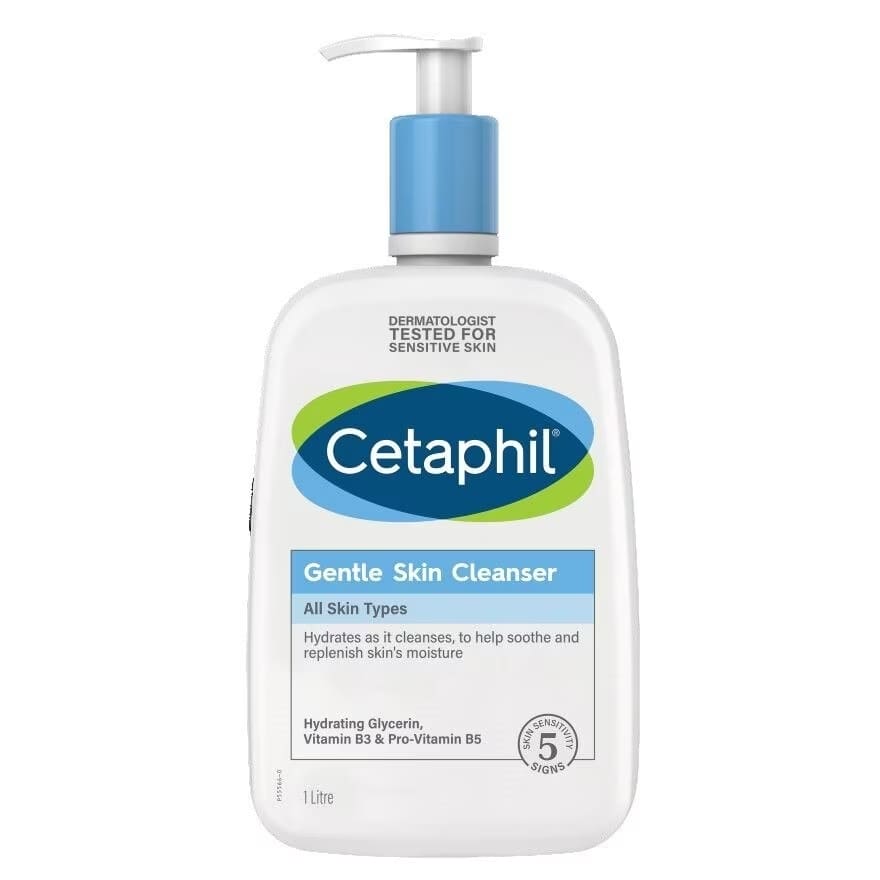 Cetaphil Gentle Skin Cleanser โฟมล้างหน้า ผู้หญิง ตัวโฟมแบบเจล ขจัดปัญหาผิวทุกประเภท