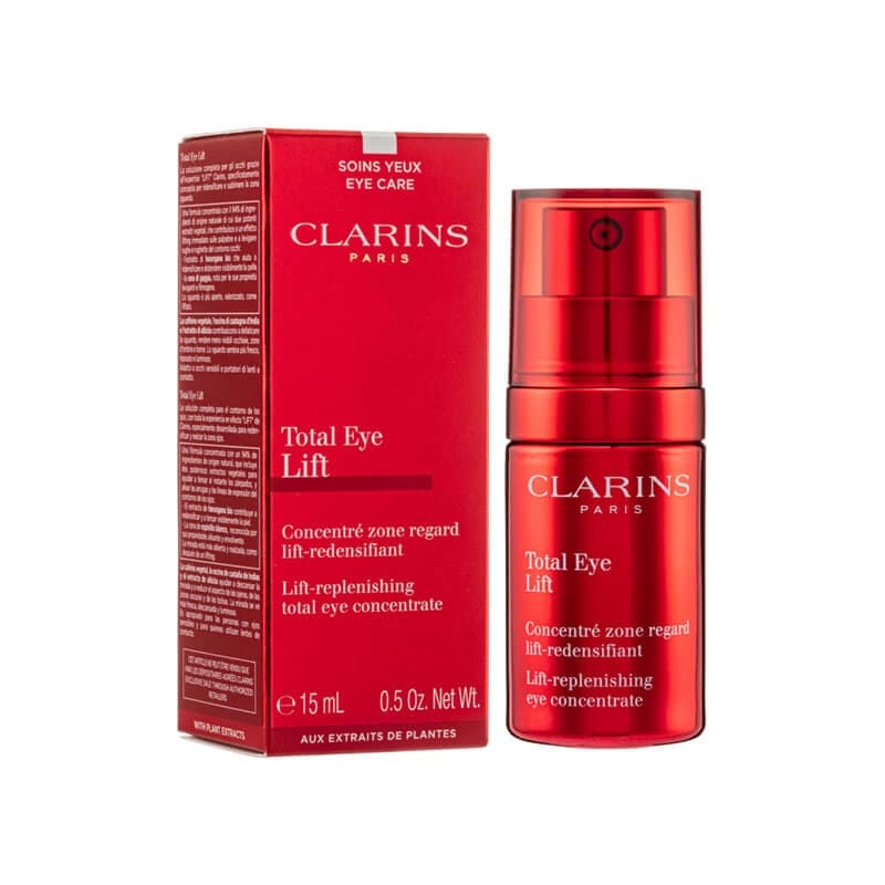 Clarins Total Eye Lift อายครีม เปลี่ยนผิวรอบดวงตาที่ดูคล้ำเสีย กลับมามีผิวกระชับเนียนอีกครั้ง