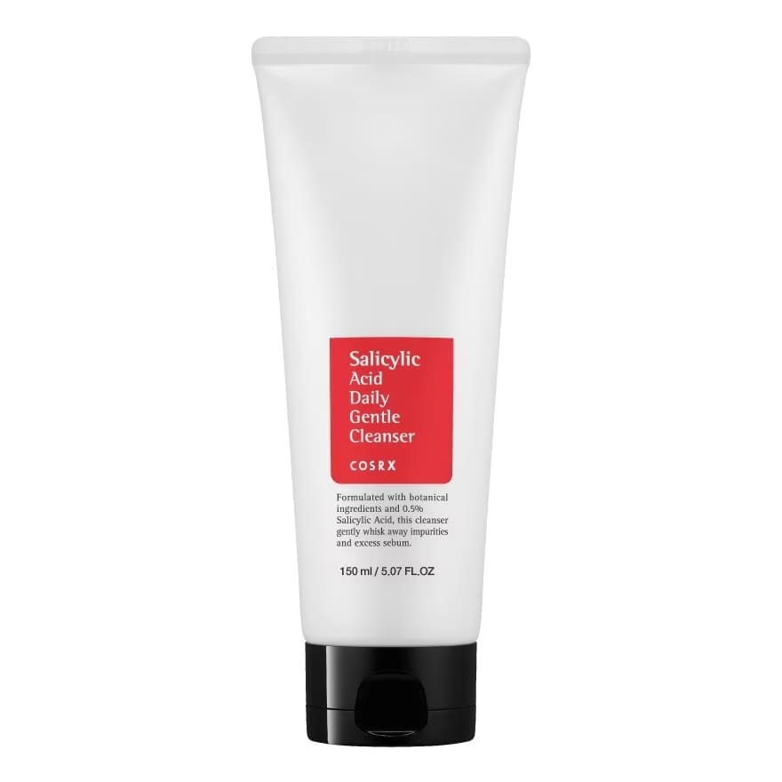 Cosrx Salicylic Acid Daily Gentle Cleanser โฟมล้างหน้า ผู้หญิง พร้อมส่วนผสมจาก BHA บำรุงผิวหน้าชุ่มชื้น ดูสดชื่นตล