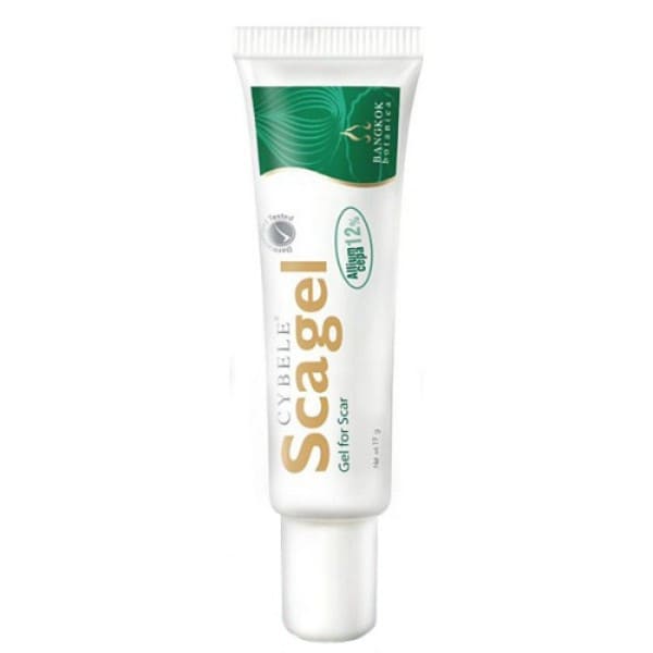 Cybele Scagel ยาทาแผลเป็น สูตรรวมสารสกัดธรรมชาติ ลดรอยแดง ลดอาการนูนให้ดูยุบน้อยลง