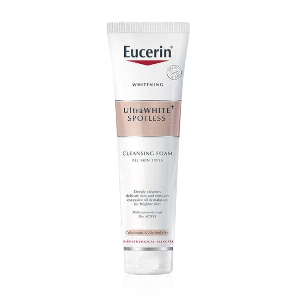 Eucerin White Therapy Clinical Gentle Cleansing Foam โฟมล้างหน้า ผู้หญิง ทำความสะอาดลงลึกทุกรูขุมขน