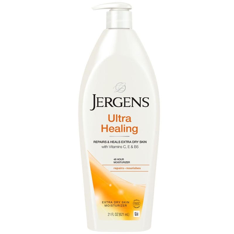 Jergens Ultra Healing Extra Dry Skin Moisturizer โลชั่นสำหรับผิวแห้ง บำรุงผิวไม่ให้เกิดการอุดตันหลังใช้ทา