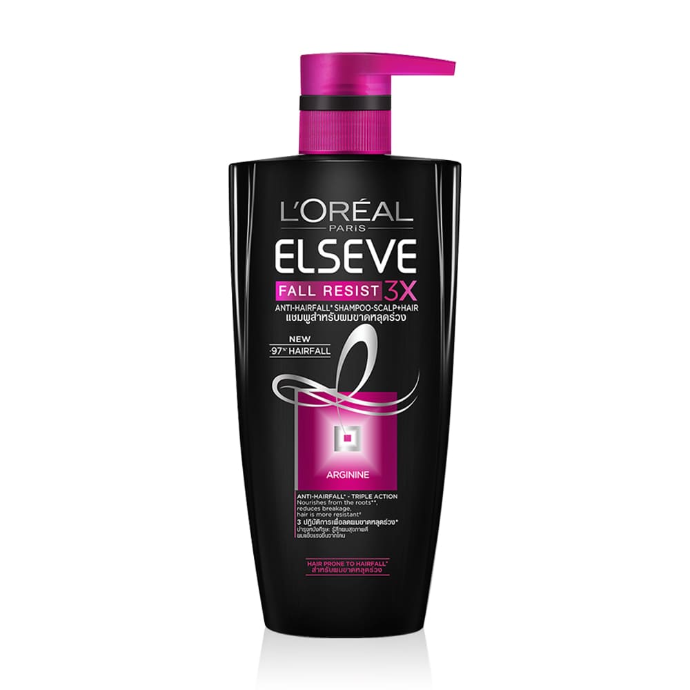 L’OREAL Paris Elseve Fall Resist Shampoo ยาสระผม ลดอาการผมขาดร่วง ฟื้นฟูสุขภาพเส้นผม