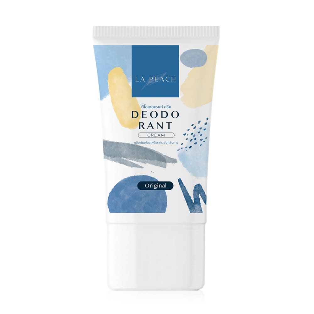 La Peach Deodorant Cream ครีมทารักแร้ขาว ยับยั้งการเกิดแบคทีเรีย ลดกลิ่นอับชื้นให้น้อยลง