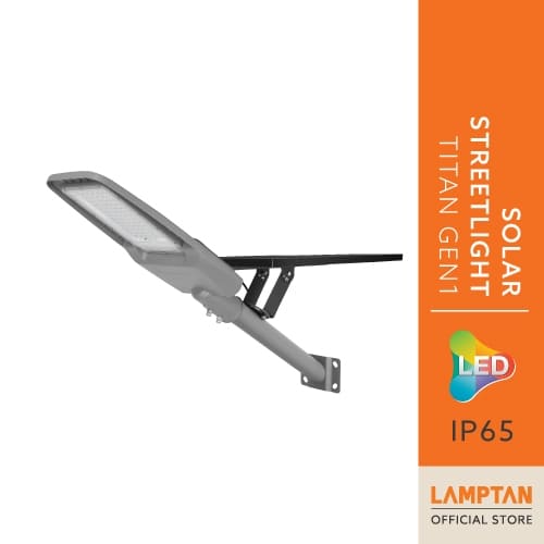 Lamptan LED Solar Streetlight รุ่น TITAN 500W ไฟถนนโซล่าเซลล์ คุณภาพในการฉายไฟส่องสว่างตลอดวัน