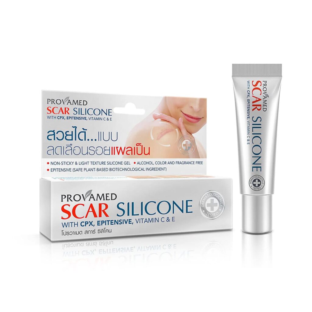 PROVAMED Scar Silicone ยาทาแผลเป็น บำรุงผิว รักษารอยแผลคีลอยด์ได้