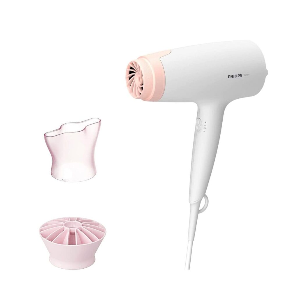Philips Personal Hair Dryer รุ่น BHD300-10 ไดร์เป่าผม ปรับแต่งทุกทรงผมได้อิสระ ระบบปรับแรงลม 3 ระดับ