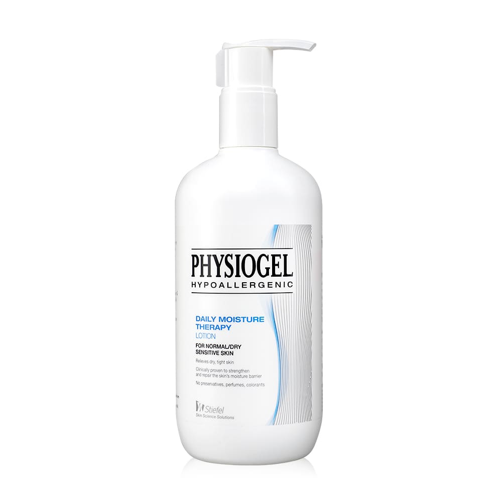 Physiogel Daily Moisture Therapy Lotion for Dry Sensitive Skin โลชั่นสำหรับผิวแห้ง สูตรส่วนผสมเหมาะกับคนผิวแพ้ง่าย