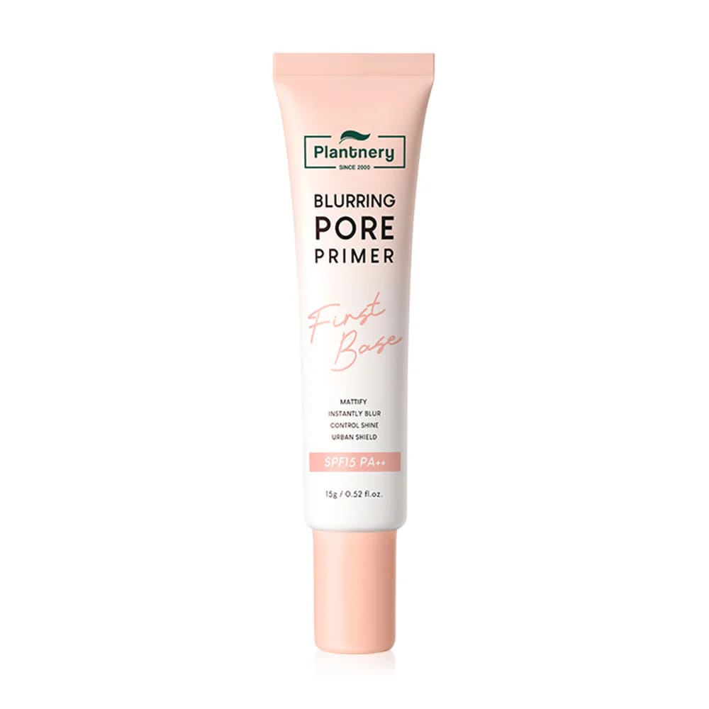 Plantnery First Base Blurring Pore Primer SPF15 PA++ ไพรเมอร์ ช่วยให้ผิวรูขุมขนและริ้วรอยลดลง